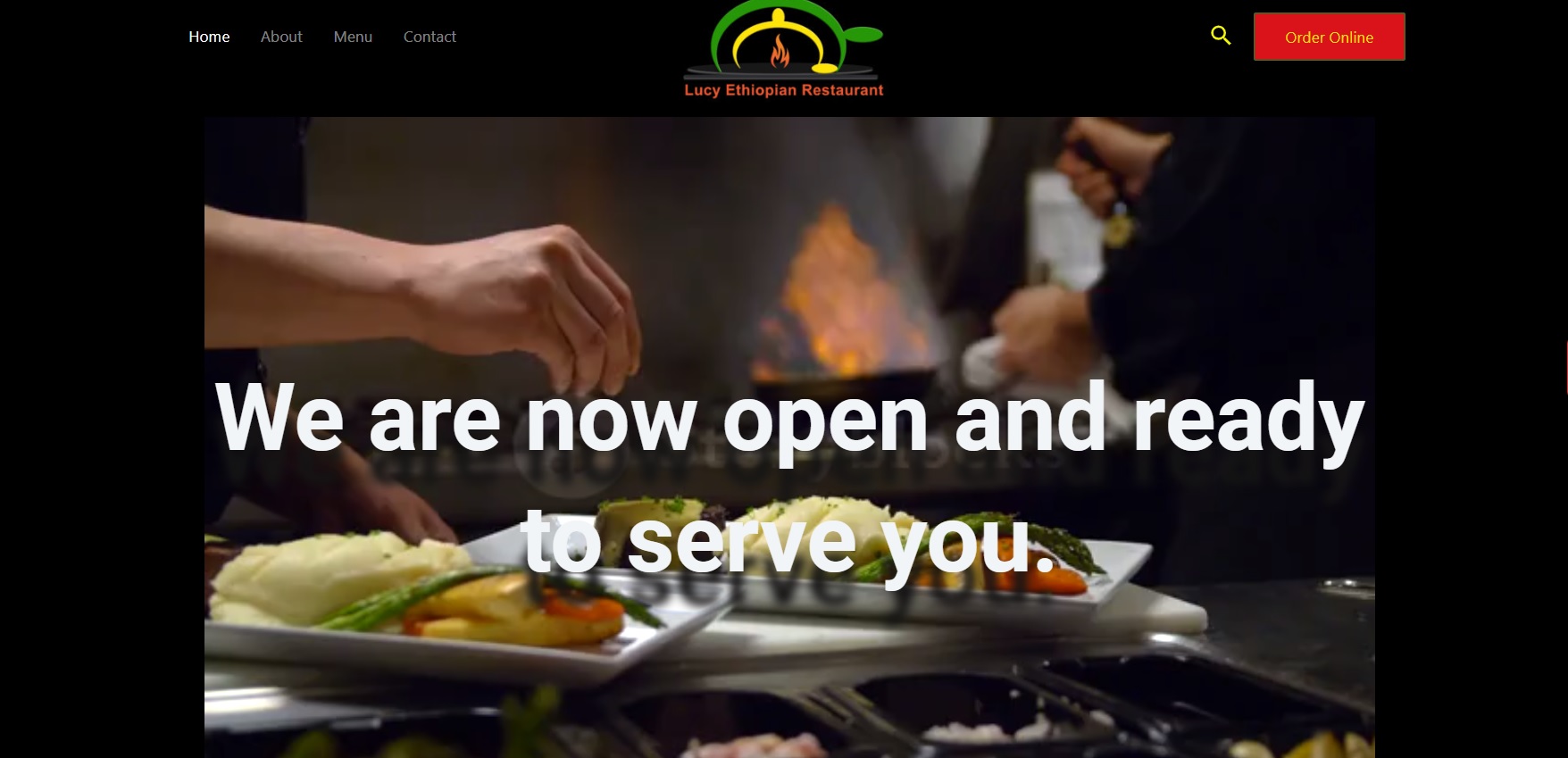 Lucy's Ethiopian restaurant website