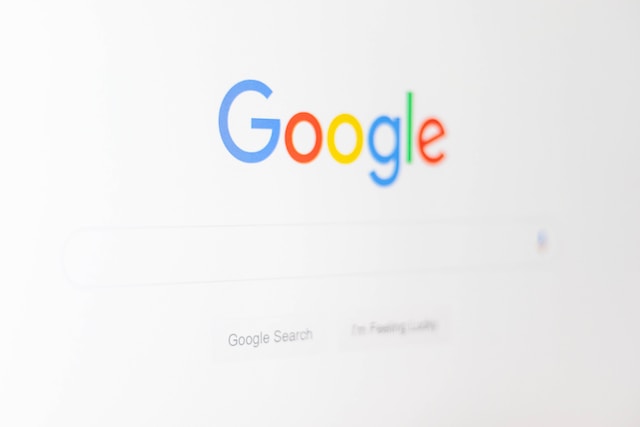 Website Optimization: Image taken from the screen of a user on the google search main page.
